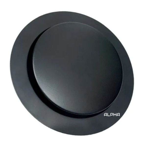 Ralo Click Inteligente P/ Banheiro Redondo 10 Cm Inox Preto